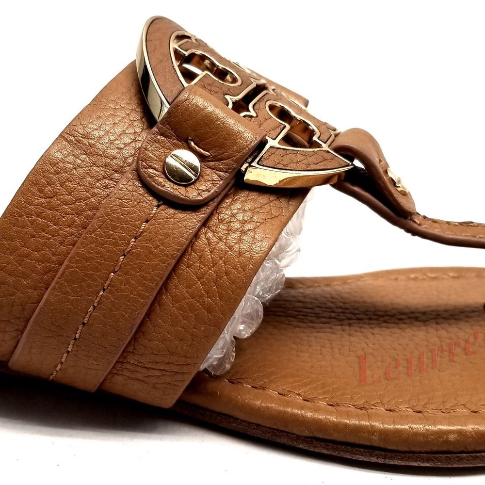 Tory Burch Royal Tan/Brown Amanda Flat Sandals